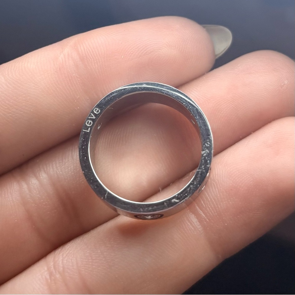 Silver Love Ring - Picture 4 of 6